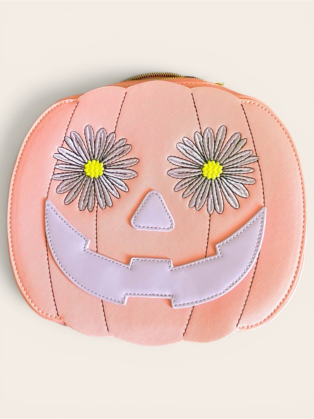 Summerween pink Jack O Lantern crossbody tote backpack NEW